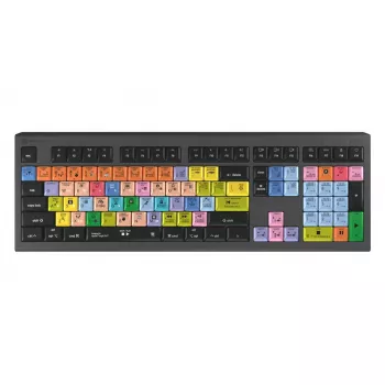 Klawiatura Logickeyboard LKB-LOGXP2-A2M-DE Uniwersalna USB QWERTZ Niemiecka Czarna