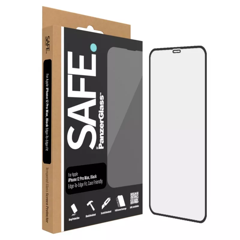 Osłona ekranu PanzerGlass SAFE. by ® Apple iPhone 12 Pro Max Edge-to-Edge Scratch Shock Resistant