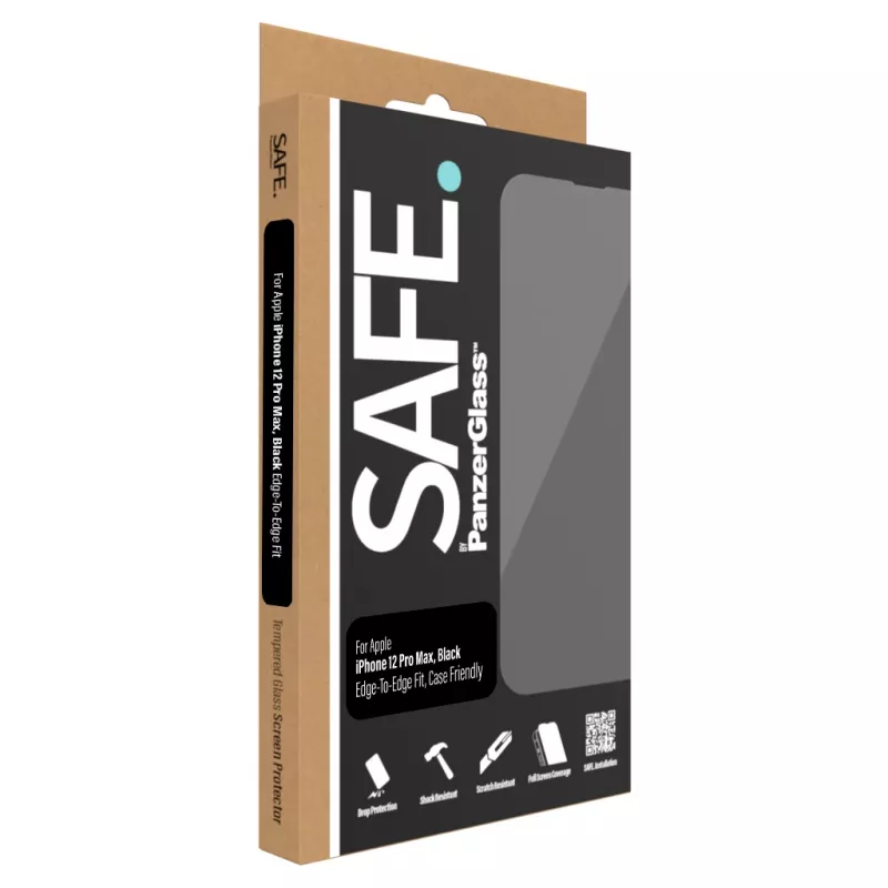 Osłona ekranu PanzerGlass SAFE. by ® Apple iPhone 12 Pro Max Edge-to-Edge Scratch Shock Resistant