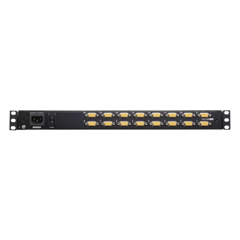 Konsola rackowa ATEN CL3116NX 47 cm (18,5 cala) 1366 x 768 pikseli Metal, Plastik Czarny 1U