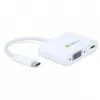 Techly Converter kabel Adapter USB do VGA-C, C-Port USB Charging IADAP USB31-VU31