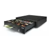 Elektroniczna szuflada kasowa Safescan LD-4141, obudowa stalowa, 410×415×115 mm, czarna, 6 kluczy