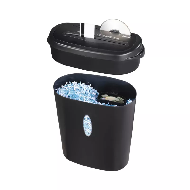 Hama Home X12CD niszczarka do papieru Ścięcie poprzeczne 72 dB 22 cm Czarny