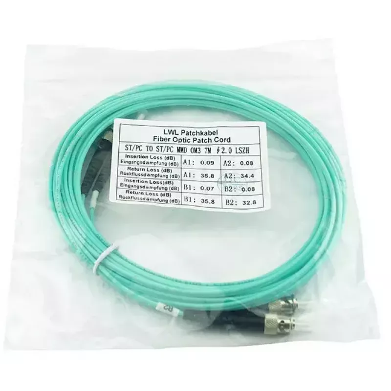 BlueOptics SFP3333EU2MK kabel światłowodowy InfiniBand 2 m ST niebieski