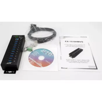 Koncentrator USB EXSYS EX-1510HMVS