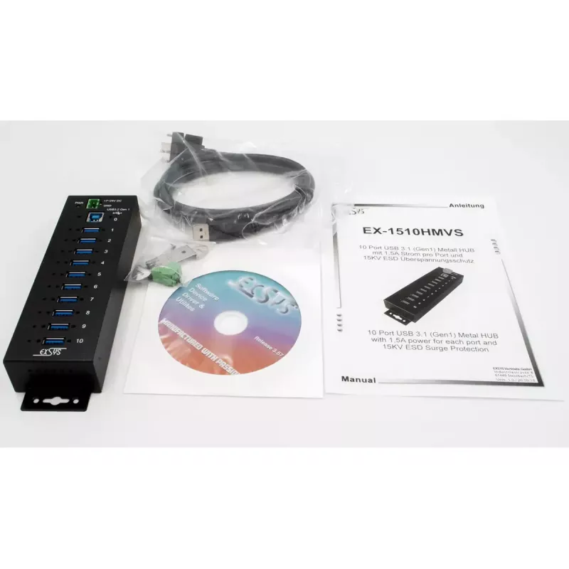 Koncentrator USB EXSYS EX-1510HMVS