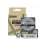 Taśma matowa Epson – szaro-czarna 18 mm (8 m) – LK-5ABJ, czarny na szarym, LK, Rhino, LabelWorks LW-C410, LabelWorks LW-C610, 1,8 cm, 8 m