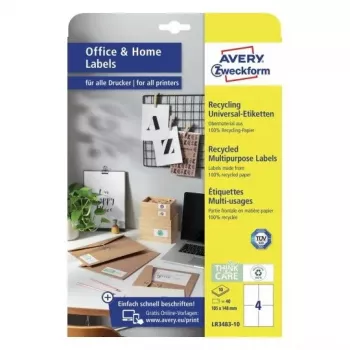 Etykieta samoprzylepna prostokątna AVERY LR3483-10