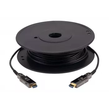 ATEN 20M True 4K HDMI Active Optical kabel, 20 m, HDMI Type D (Micro), HDMI Type D (Micro), 3D, 18 Gbit/s, Czarny