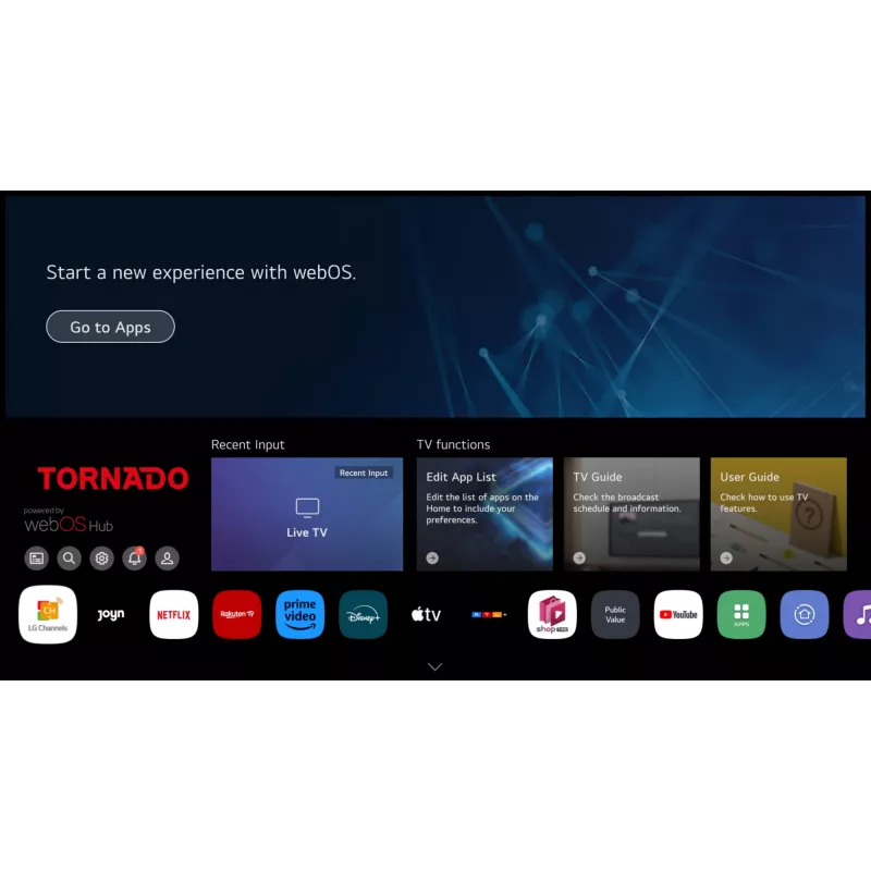 TORNADO 32ES4301X | 32” HD Frameless WebOS Smart TV
