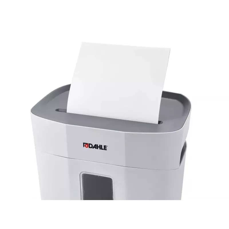 Niszczarka dokumentów Dahle PaperSAFE 100, cięcie krzyżowe, 70 dB, 22 cm, szaro-biała