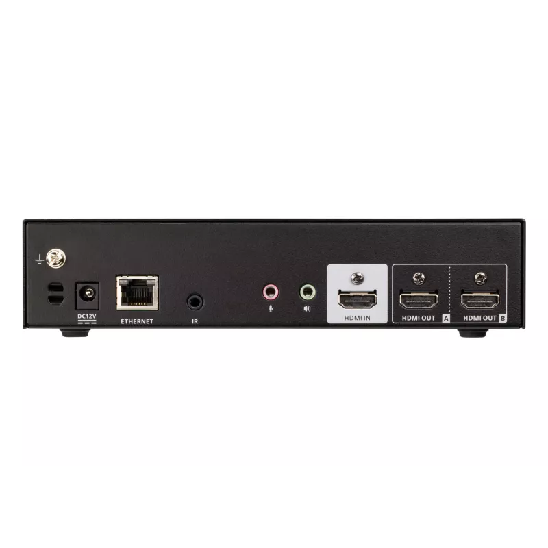 ATEN Seamless Presentation Switch z quad V, HDMI, USB Type-A, metalowy, czarny, 60 Hz, 15 m