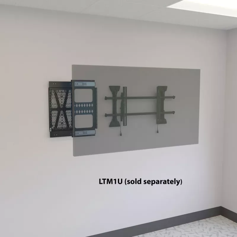 Chief Proximity Component Storage Slide-Lock Panel czarny 6,8 kg montaż na ścianę