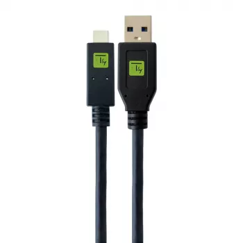 Techly ICOC MUSB31-CMAM10T Kabel USB USB 3.2 Gen 1 (3.1 Gen 1) 1 m USB A USB C Czarny