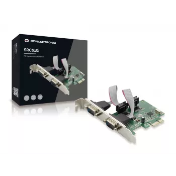 Conceptronic PCI Express Card 2-Port Serial