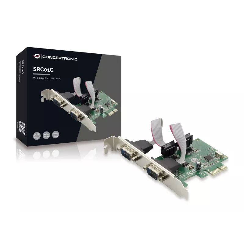Conceptronic PCI Express Card 2-Port Serial