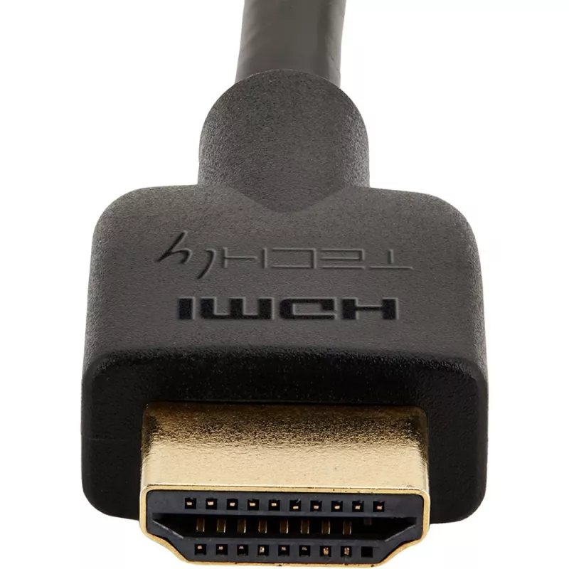 Techly ICOC HDMI2-4-010T Kabel HDMI 1 m HDMI Typ A (Standard) Czarny