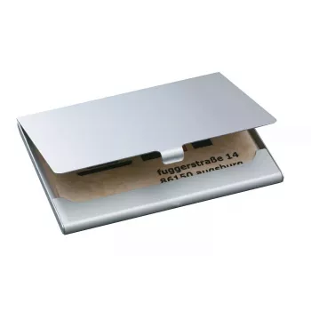 Etui na wizytówki Sigel VZ135 Aluminium srebrny