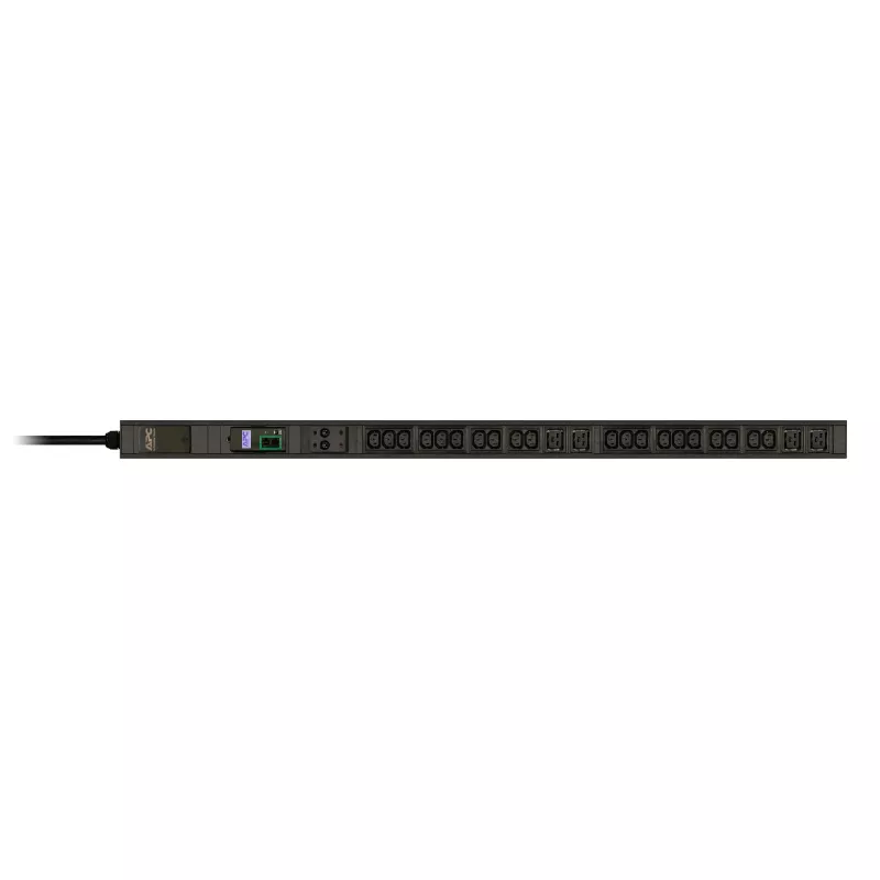 APC Easy Rack PDU, z pomiarem, 0U, 1-fazowa, 7,4 kW, 230 V, 32 A, 20 gniazd C13 i 4 gniazda C19, wejście IEC60309 2P+E