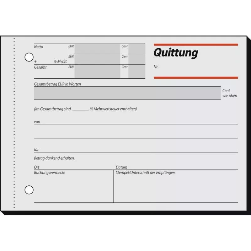Business form Sigel RC021 zielony A6 q 100 sheets