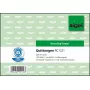 Business form Sigel RC021 zielony A6 q 100 sheets