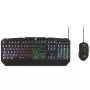 MediaRange MRGS102 Klawiatura i mysz gamingowa USB QWERTZ Czarny RGB