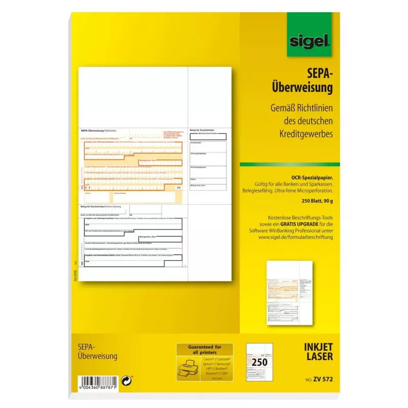 Formularz biznesowy Sigel ZV572