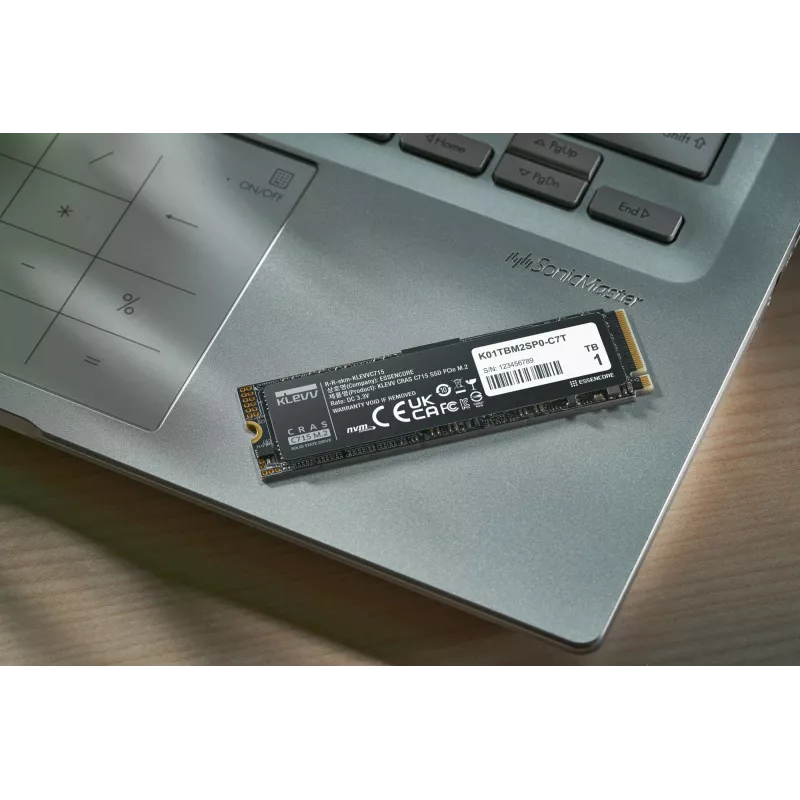 Dysk SSD KLEVV 1 TB M.2 2280 PCIe Gen3 NVMe K01TBM2SP0-C7T