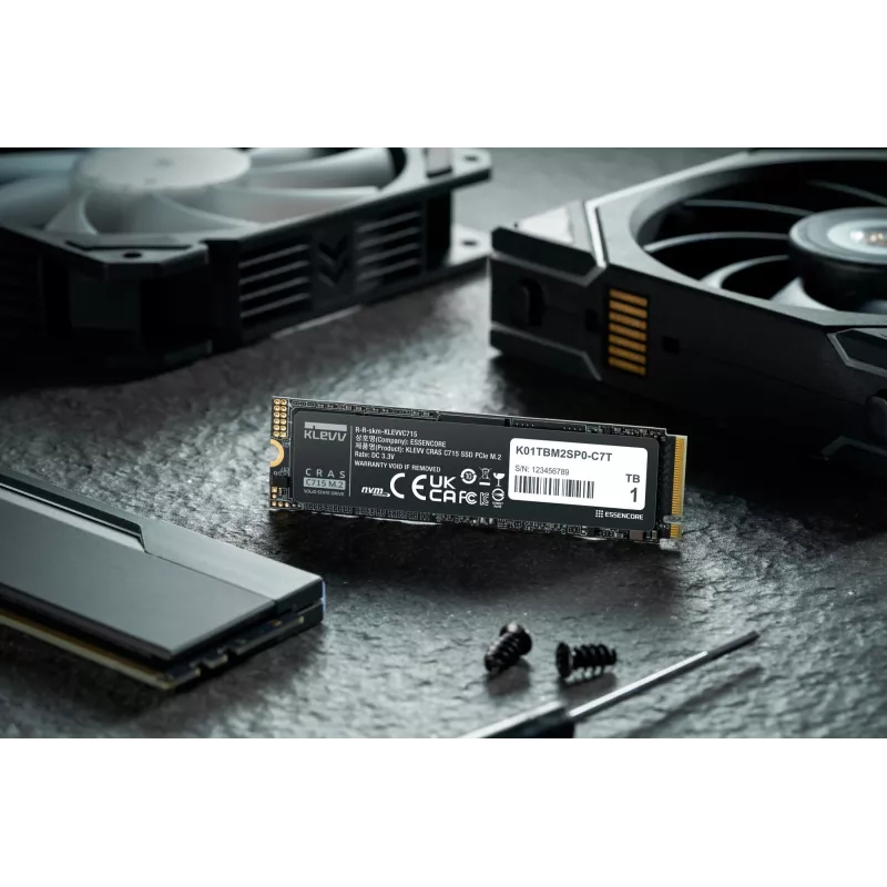 Dysk SSD KLEVV 1 TB M.2 2280 PCIe Gen3 NVMe K01TBM2SP0-C7T