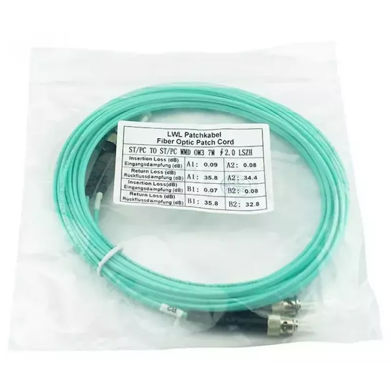 BlueOptics SFP3333EU0.5MK kabel światłowodowy InfiniBand 0.5 m ST Aqua