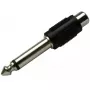 Przejściówka RCA Schwaiger KHA4010 533 6,3 mm czarna