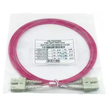 Światłowodowy kabel BlueOptics SFP3232FU0.5MK 0,5 m SC OM4