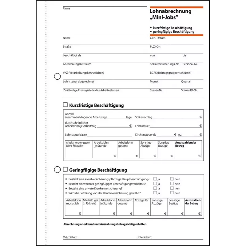 Formularz biznesowy Sigel LO519