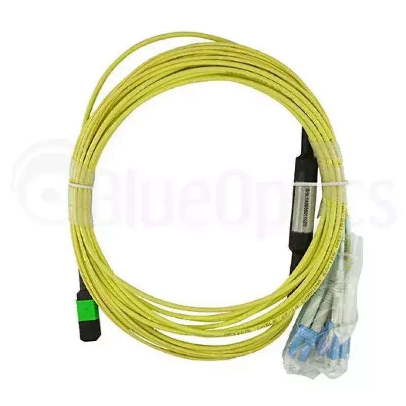 BlueOptics CBL-MPO12-4LC-SMF-5M-BO InfiniBand kabel światłowodowy MPO 4x LC 5m