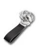 Brelok TROIKA KR8-02/LE Czarny Srebrny Skóra 31mm