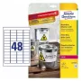 Samoprzylepne etykiety do drukarek AVERY L4778-8