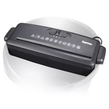Hama Mini S6 niszczarka do papieru cięcie paskowe 72 dB 21,7 cm Czarny