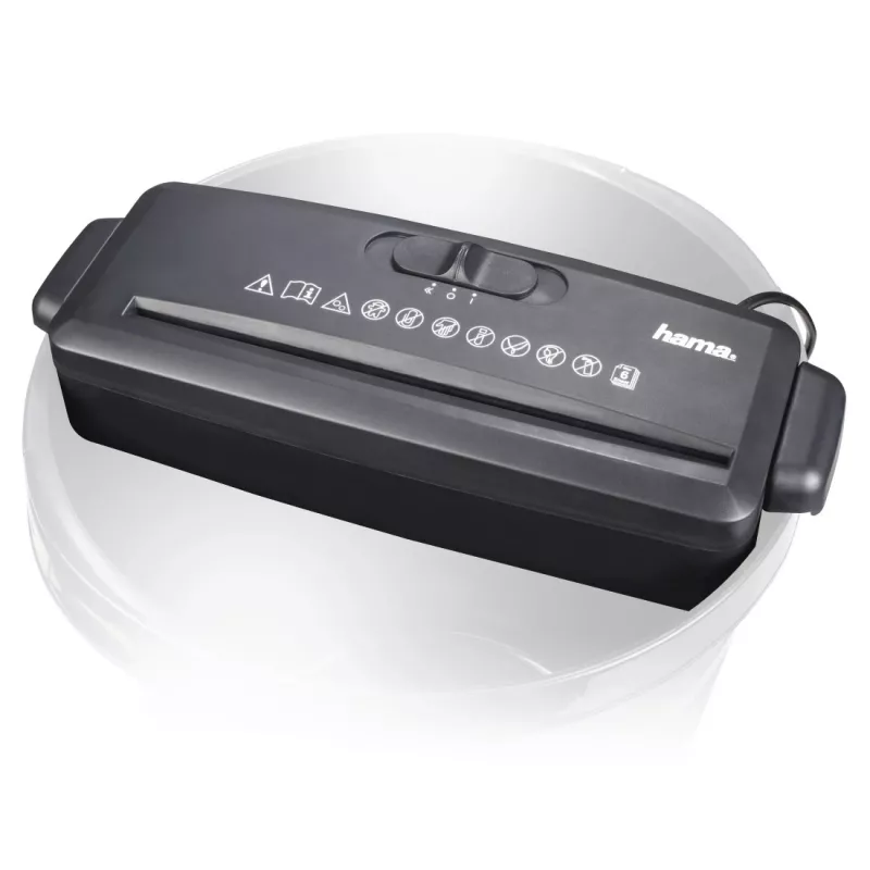 Hama Mini S6 niszczarka do papieru cięcie paskowe 72 dB 21,7 cm Czarny