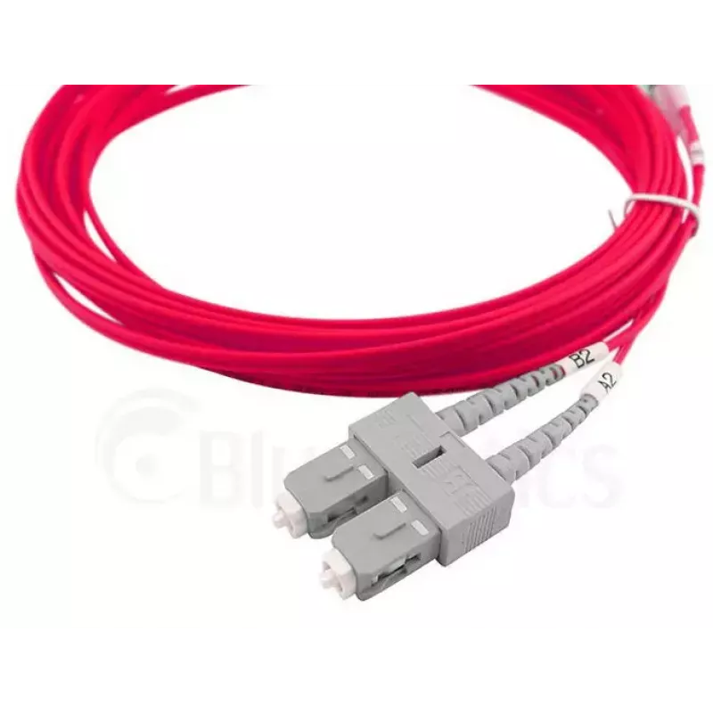 Kabel światłowodowy BlueOptics SFP3233FU0.5MK SC ST OM4 0,5 m magenta