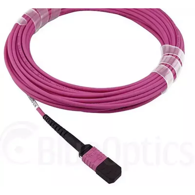 BlueOptics CBL-MPO12-4LC-OM4-15M-BO InfiniBand kabel światłowodowy MPO 4x LC 15m