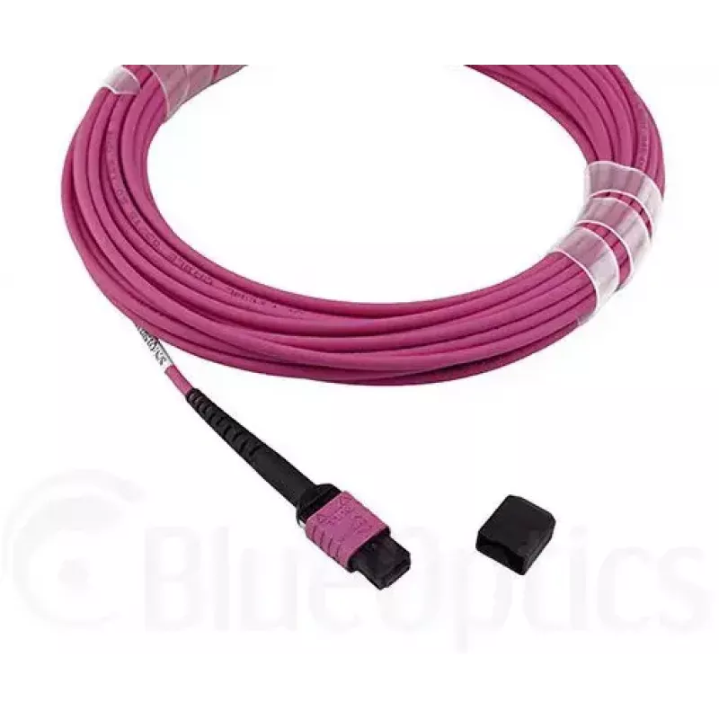 BlueOptics CBL-MPO12-4LC-OM4-15M-BO InfiniBand kabel światłowodowy MPO 4x LC 15m