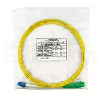 BlueOptics SFP3131BU1MS InfiniBand kabel światłowodowy 1 m LC Żółty