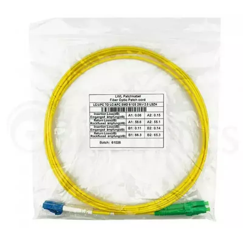 BlueOptics SFP3131BU1MS InfiniBand kabel światłowodowy 1 m LC Żółty
