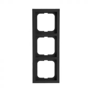 Busch-Jaeger panel zaślepiający/pokrywa przełącznika 1723-885K Czarny, termoplastyczny, bezśrubowy, 80×222×11 mm
