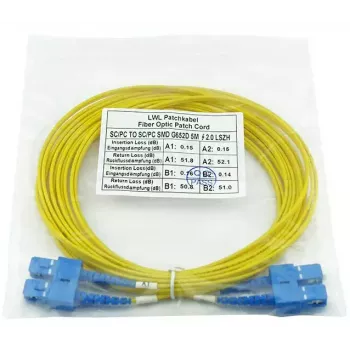 Światłowodowy kabel krosowy BlueOptics CAB-SMF-SC-SC-1 1 m SC SC G.657.A1