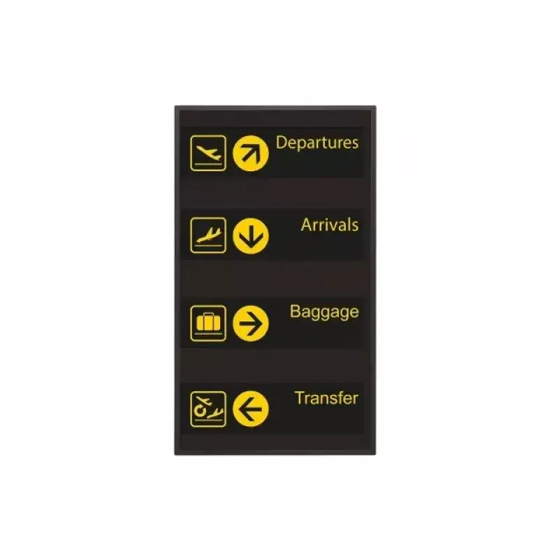 Sharp PN-HS431 Cyfrowy płaski panel informacyjny 109.2 cm (43 cale) TFT 700 cd/m² 4K Ultra HD Czarny 24/7