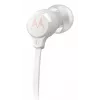 Słuchawki douszne Motorola EARBUDS3CSWHITE z przewodem, sterowaniem na kablu i mikrofonem