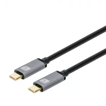 Techly USB 3.2 Gen 2 USB-C M/M kabel 1m Czarny, 1 m, USB B, USB C, USB 3.2 Gen 1 (3.1 Gen 1), 10 Gbit/s, Czarny