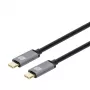 Techly USB 3.2 Gen 2 USB-C M/M kabel 1m Czarny, 1 m, USB B, USB C, USB 3.2 Gen 1 (3.1 Gen 1), 10 Gbit/s, Czarny