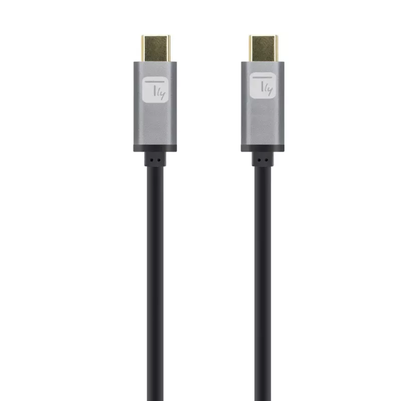 Techly USB 3.2 Gen 2 USB-C M/M kabel 1m Czarny, 1 m, USB B, USB C, USB 3.2 Gen 1 (3.1 Gen 1), 10 Gbit/s, Czarny
